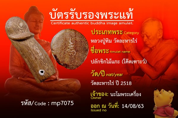 ปลักขิกไม้แกะ (โค๊ตเฑาะว์ )