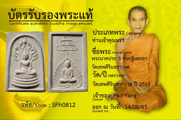 พระนาคปรก 3 ชั้นกฐินยะลา