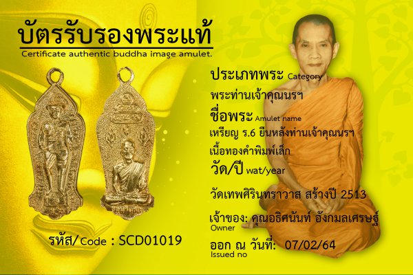 เหรียญ ร.6 ยืนหลังท่านเจ้าคุณนรฯ เนื้อทองคำพิมพ์เล็ก