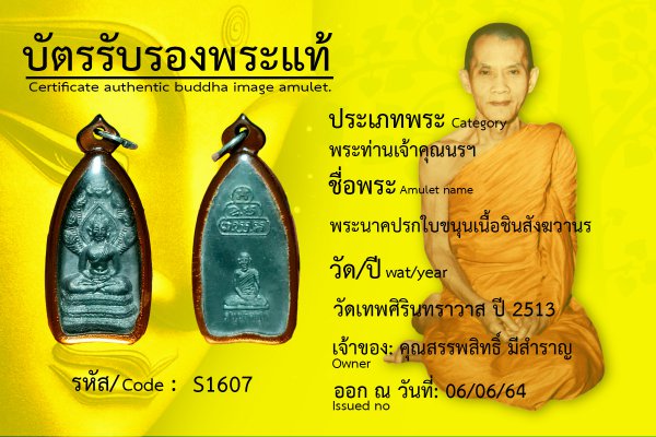 พระนาคปรกใบขนุน เนื้อชินสังฆวานร