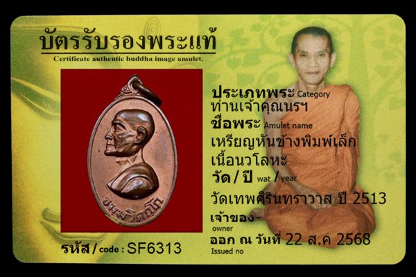 เหรียญหันข้างพิมพ์เล็ก เนื้อนวโลหะ